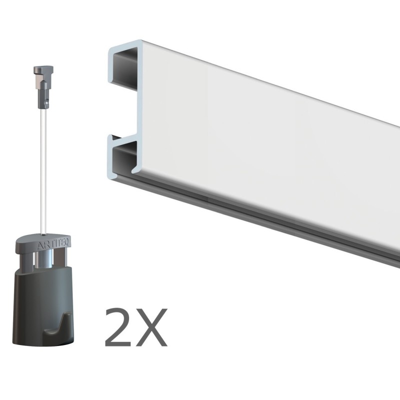 Zestaw do zawieszania 4 metry PRO - wysokiej jakości szyna Artiteq