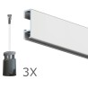 Hanging set 4 meters PRO - Artiteq quality rail