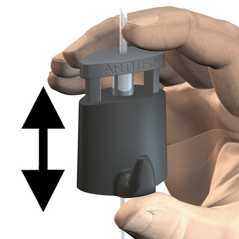 Kit de suspension 2 mètres PLAFOND - Rail de qualité Artiteq