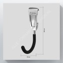 GeckoTeq verktygsupphängningssystem - Universal Single J-Hook GSH5