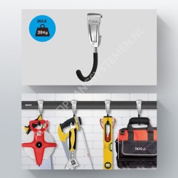 Système de suspension d'outils GeckoTeq - Crochet en J simple universel GSH5