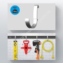 GeckoTeq Duratrax - Universal Mini Hook GSH22 - per 2 kpl sarja