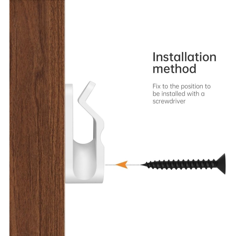 Plastikowe haczyki druciane Geckoteq do girland i lampek imprezowych