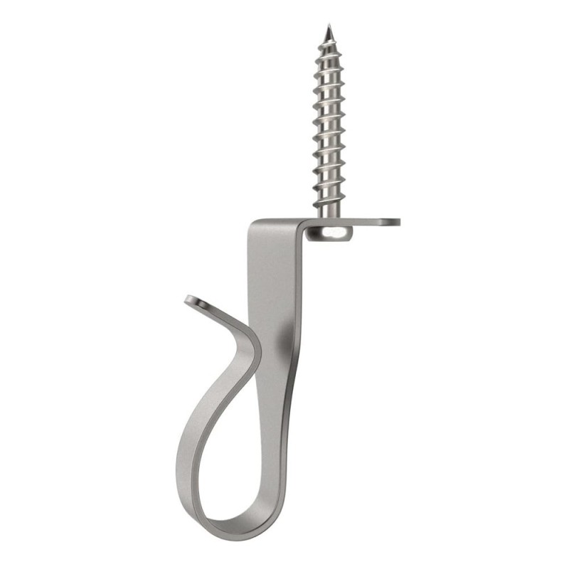 Ganci in filo di acciaio inossidabile GeckoTeq per ghirlande e illuminazione per feste