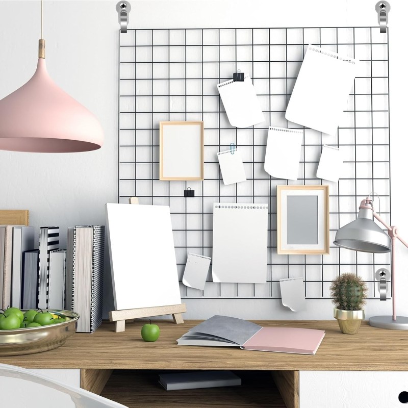 Crochets en fil d'acier inoxydable GeckoTeq pour guirlandes et éclairage de fête