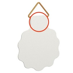 GeckoTeq selvklæbende bøjle - 30mm