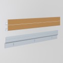 Asta appendiabiti autoadesiva GeckoTeq Cleat Z Bar - per set da 2