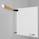 GeckoTeq Cleat Z Bar Selbstklebende Hängeschiene – pro 2er-Set