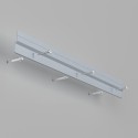Asta appendiabiti autoadesiva GeckoTeq Cleat Z Bar - per set da 2