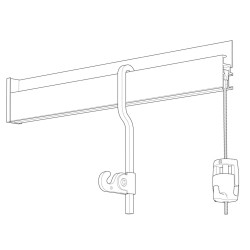 4x4mm Rod U-Top alu 200cm - til Newly R30