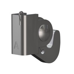 Artiteq Clamp koukku 4x4mm terästä - 40kg