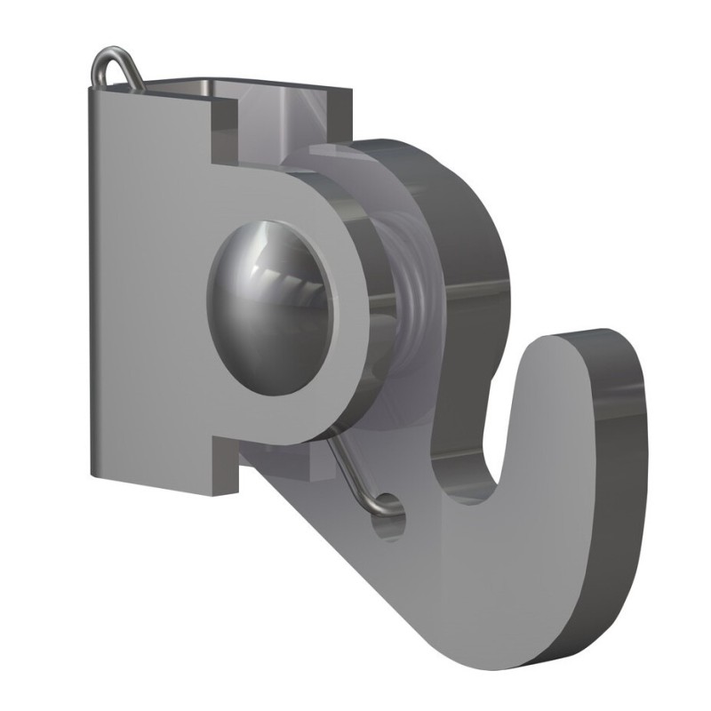 Artiteq Klämkrok 4x4mm aluminium - 20kg