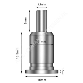 GeckoTeq selbstsichernde 1,5-mm-Kabelaufhängungsgreifer – 20 kg