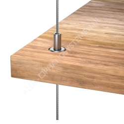 Pinze di sospensione per cavi autobloccanti Geckoteq da 1,5 mm – 20 kg