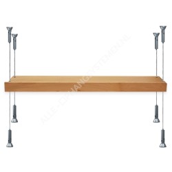 Pinze di sospensione per cavi autobloccanti Geckoteq da 1,5 mm – 20 kg