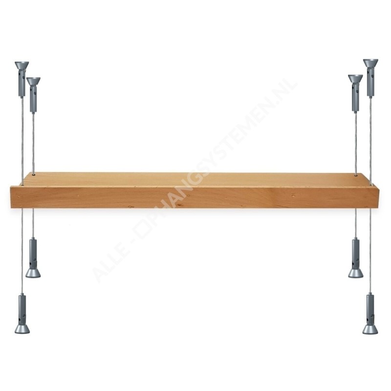 Pinces de suspension autobloquantes Geckoteq pour câbles de 1,5 mm – 20 kg