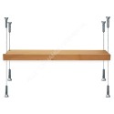 GeckoTeq selbstsichernde 1,5-mm-Kabelaufhängungsgreifer – 20 kg
