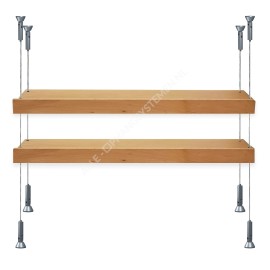 GeckoTeq selbstsichernde 1,5-mm-Kabelaufhängungsgreifer – 20 kg