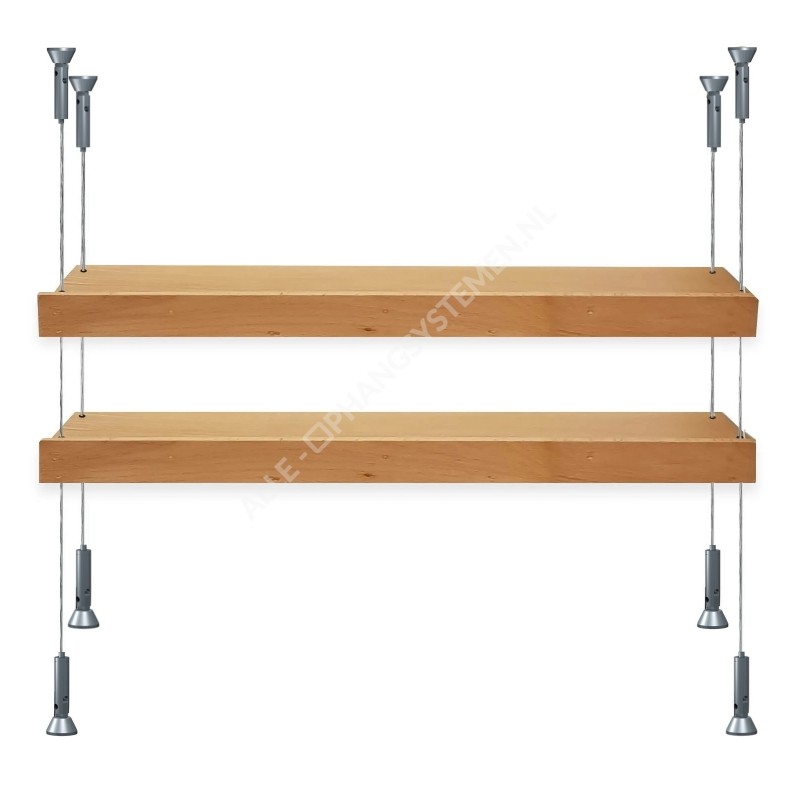 Pinces de suspension autobloquantes Geckoteq pour câbles de 1,5 mm – 20 kg