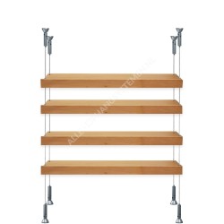 Pinze di sospensione per cavi autobloccanti Geckoteq da 1,5 mm – 20 kg