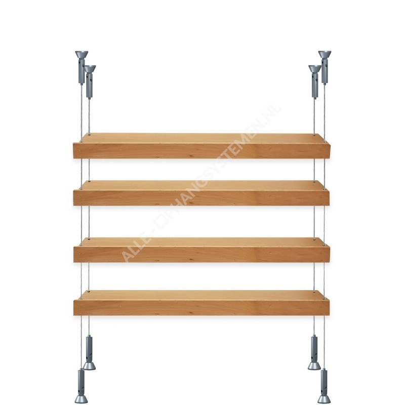 Pinces de suspension autobloquantes Geckoteq pour câbles de 1,5 mm – 20 kg