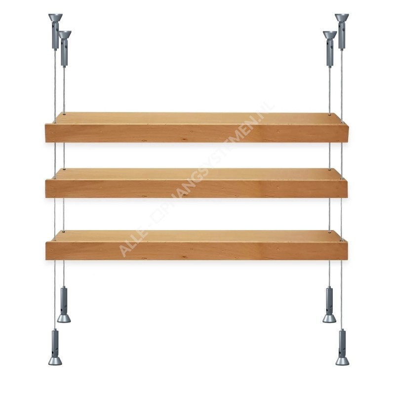 Pinces de suspension autobloquantes Geckoteq pour câbles de 1,5 mm – 20 kg