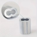 GeckoTeq Compression Bush Wire klemme 1,5mm i sort og alu