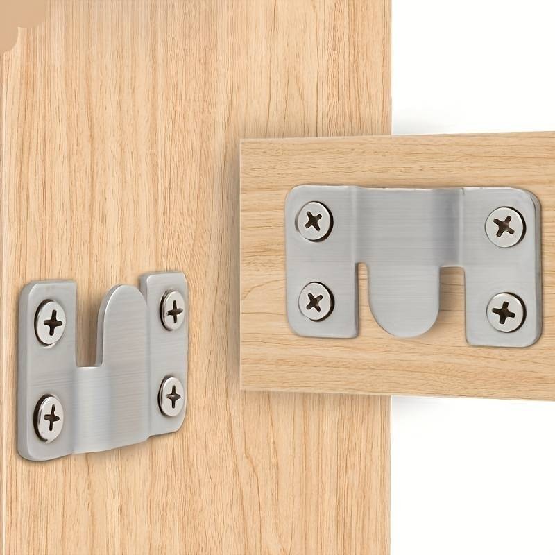 GeckoTeq Multifunctionele Meubel Z-Clip Ophangbeugel - Set van 2 stuks