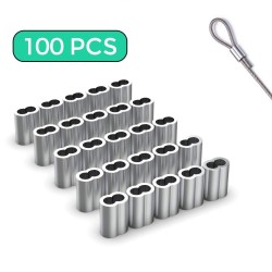 Geckoteq Klemmbuchse Drahtklemme 1,0 mm aus Alu