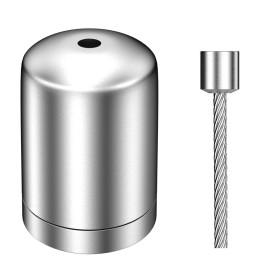 GeckoTeq 1,5 mm Stahldraht mit Nippel 200cm plus GT0735 (Set)