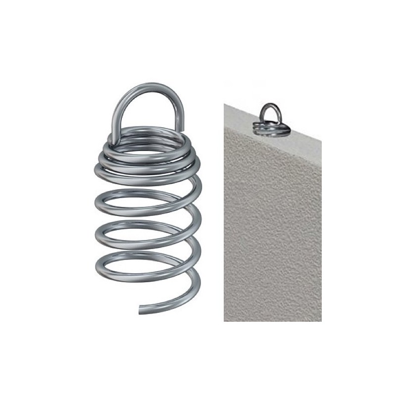 Geckoteq Spiraalikorkkiruuvi jousiankkuri - 5kg - 2 pituudessa