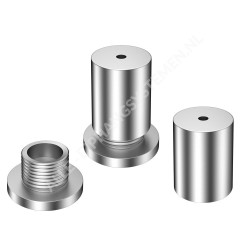 GeckoTeq Anclaje de techo plano atornillable para 1 hilo - 25kg