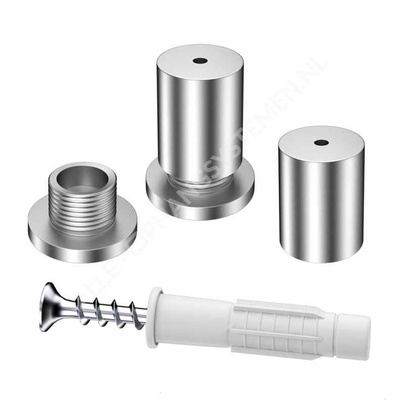 GeckoTeq Screw system ceiling Anchor for 1 wire - 25kg