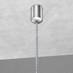 GeckoTeq Screw system ceiling Anchor for 1 wire - 25kg