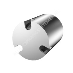 Geckoteq Ancoraggio a soffitto avvitabile con sdoppiatore per 3 fili - 15kg