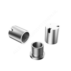 Geckoteq Ancoraggio a soffitto avvitabile con sdoppiatore per 3 fili - 15kg