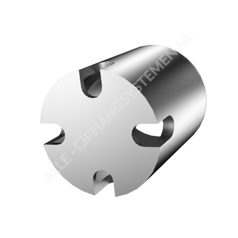 Geckoteq Anclaje de techo atornillable con divisor para 4 hilos - 15kg