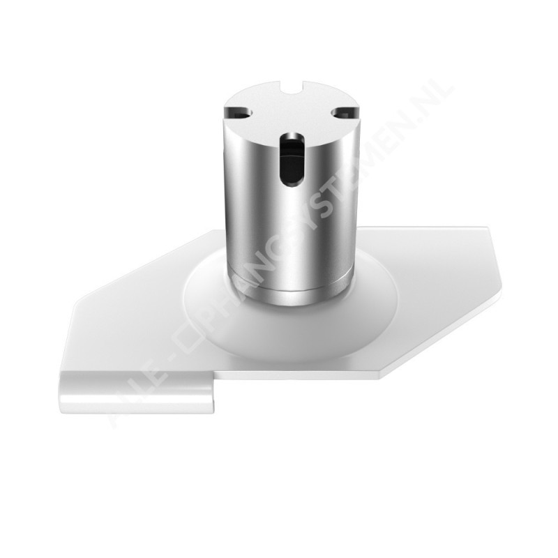 Geckoteq Ancoraggio a soffitto avvitabile con sdoppiatore per 4 fili - 15kg