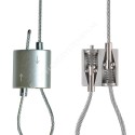 Pinza per cavo con gancio ad anello autobloccante GeckoTeq per filo da 1,5 mm