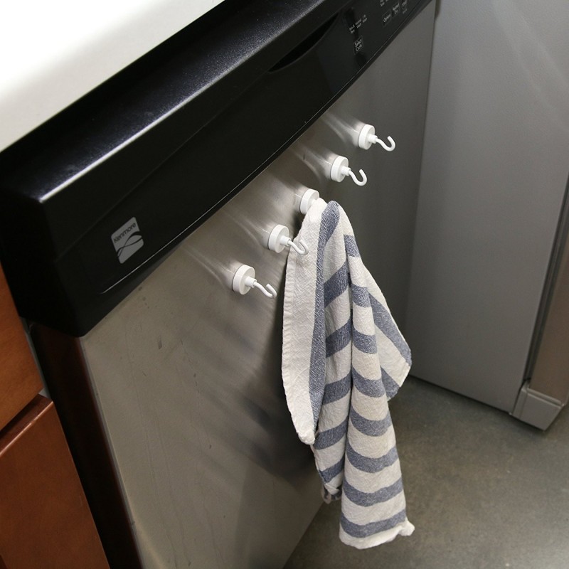 Geckoteq Upphängd takmagnet med krok - 16x27mm - 5kg