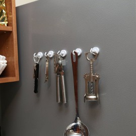 Geckoteq Magnet für abgehängte Decke mit Haken – 16 x 27 mm – 5 kg