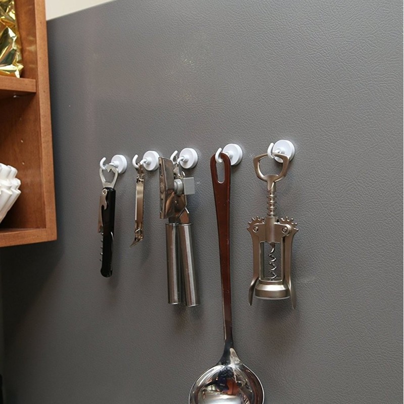 Geckoteq Magnet für abgehängte Decke mit Haken – 16 x 27 mm – 5 kg