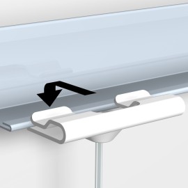 Artiteq Gancio da soffitto sospeso bianco – 4 kg