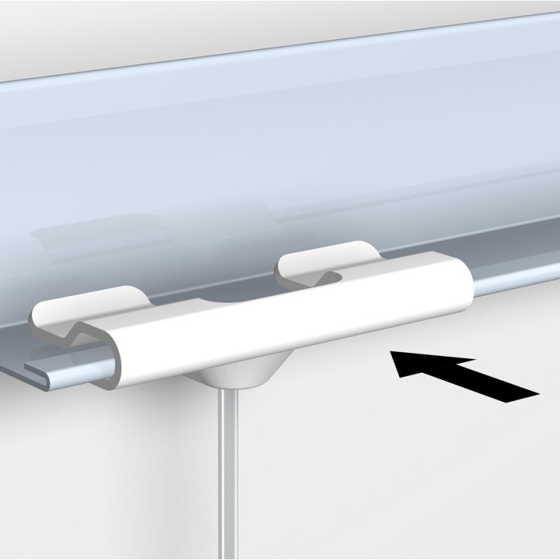 Artiteq Gancio da soffitto sospeso bianco – 4 kg