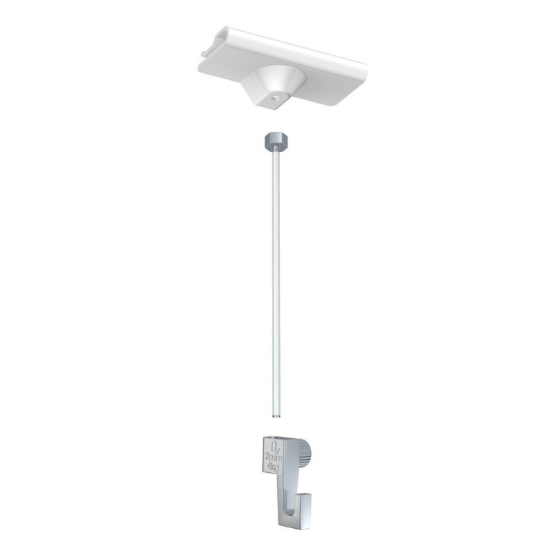 Artiteq Gancio da soffitto sospeso bianco – 4 kg