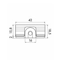 Artiteq Colgador de techo suspendido blanco – 4kg
