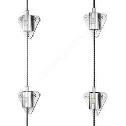 Set Geckoteq Butterfly per lavagna bianca e sistema per appendere pannelli