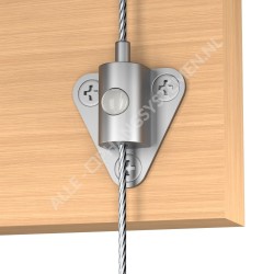 Ensemble de système de suspension pour tableau blanc et panneau Geckoteq Butterfly