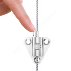 Set Geckoteq Butterfly per lavagna bianca e sistema per appendere pannelli