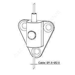 GeckoTeq Butterfly Whiteboard en Paneel ophangsysteem set